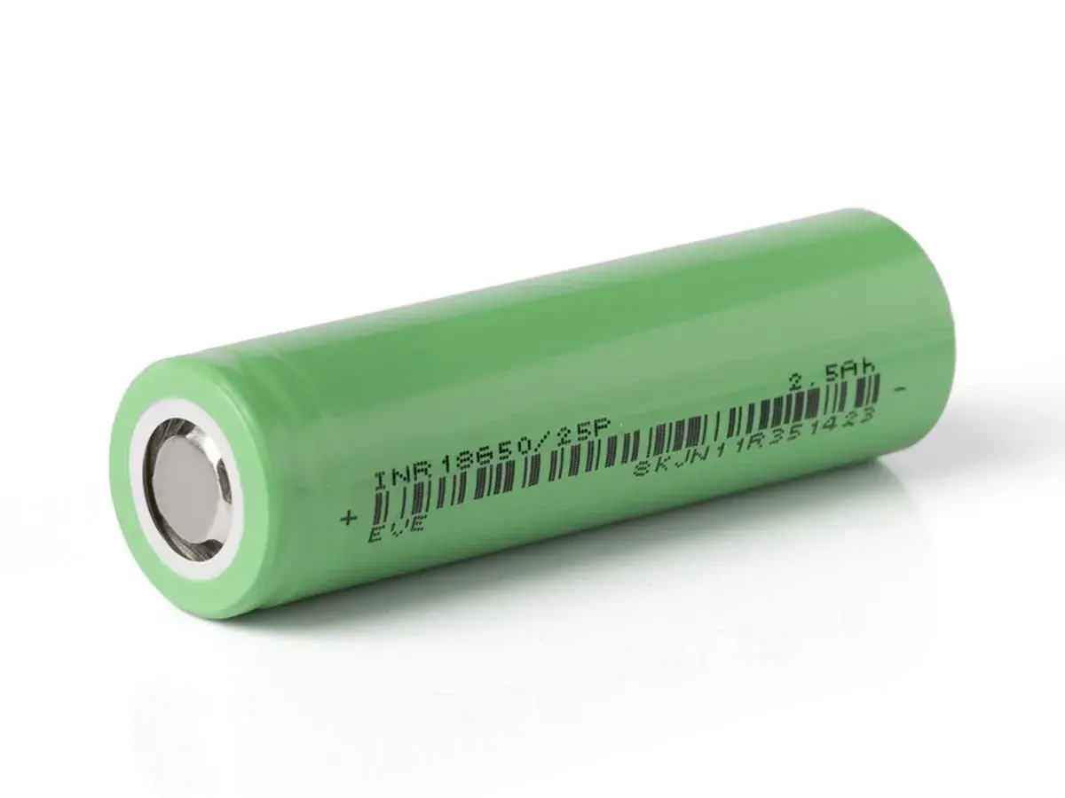 EVE 25P 2500 mAh 18650 (разборка)